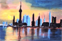 Tramonto a Shanghai