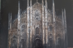Duomo di Milano in notturna